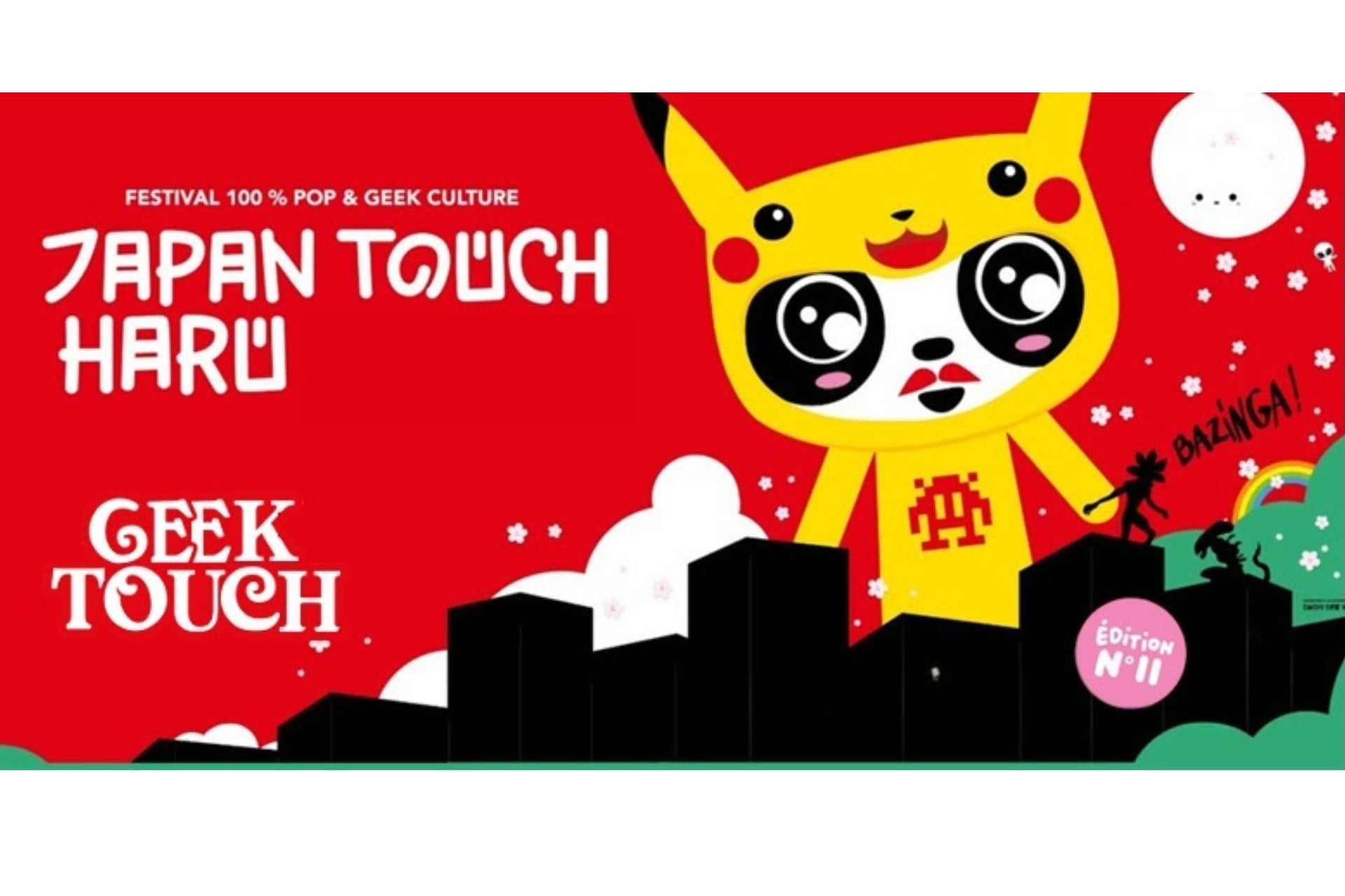 Japan Touch Haru et Geek Touch reviennent les 25 et 26 avril à Eurexpo Lyon pour leur 11e édition : cosplay, gaming rétro, stars du doublage et l'inventeur des noms français des Pokémon.