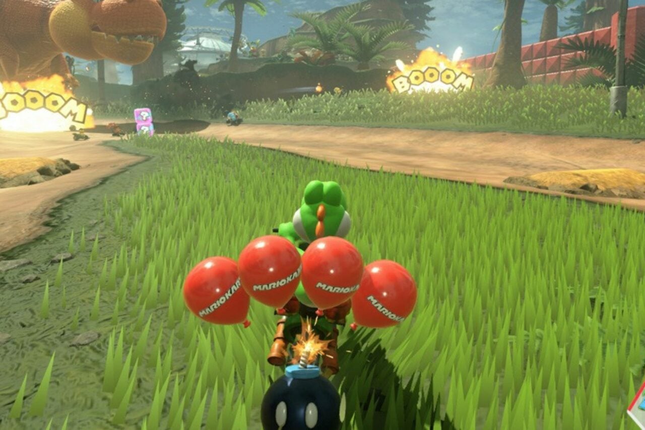 Mario Kart World Mode Bombe
