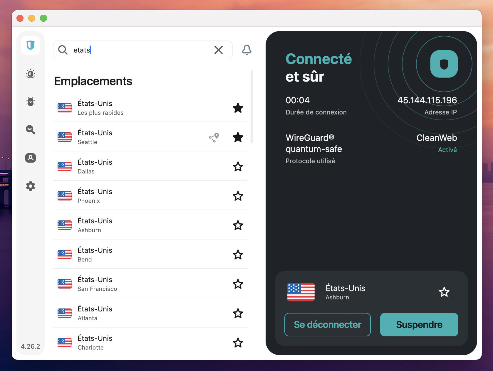 Surfshark VPN aux USA