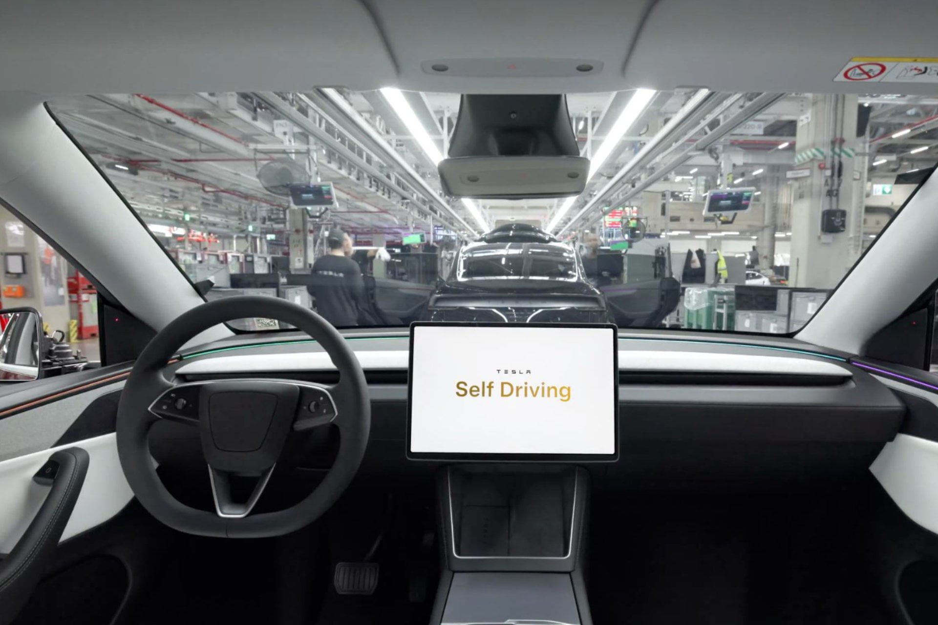 Telsa Fsd Voiture Autonome Europe