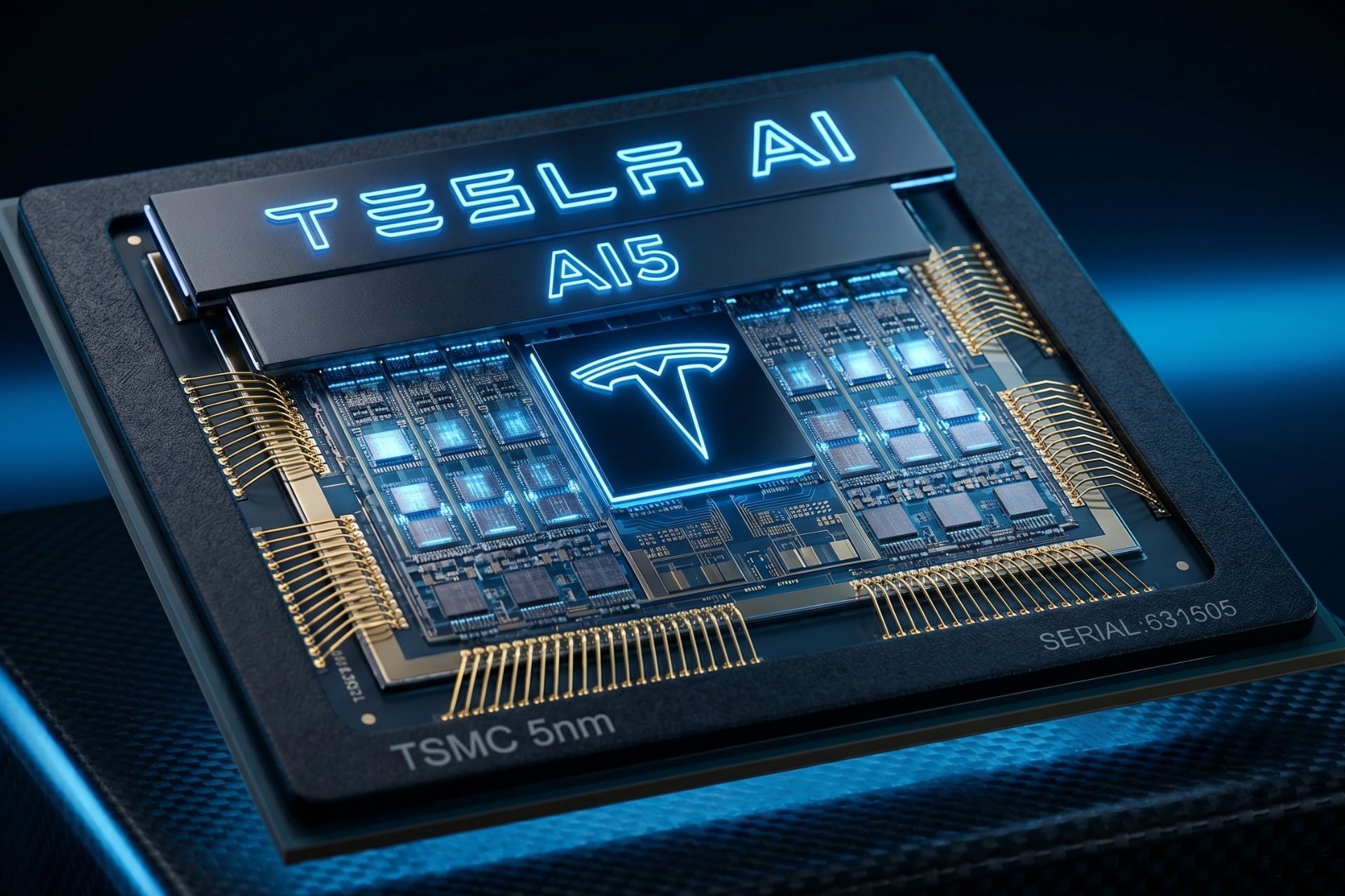 Tesla vient de finaliser le design de sa puce AI5, 5x plus puissante que l'AI4. Mais elle n'ira pas dans les Model Y et Model 3 : voici pourquoi et ce que ça change si vous achetez maintenant.