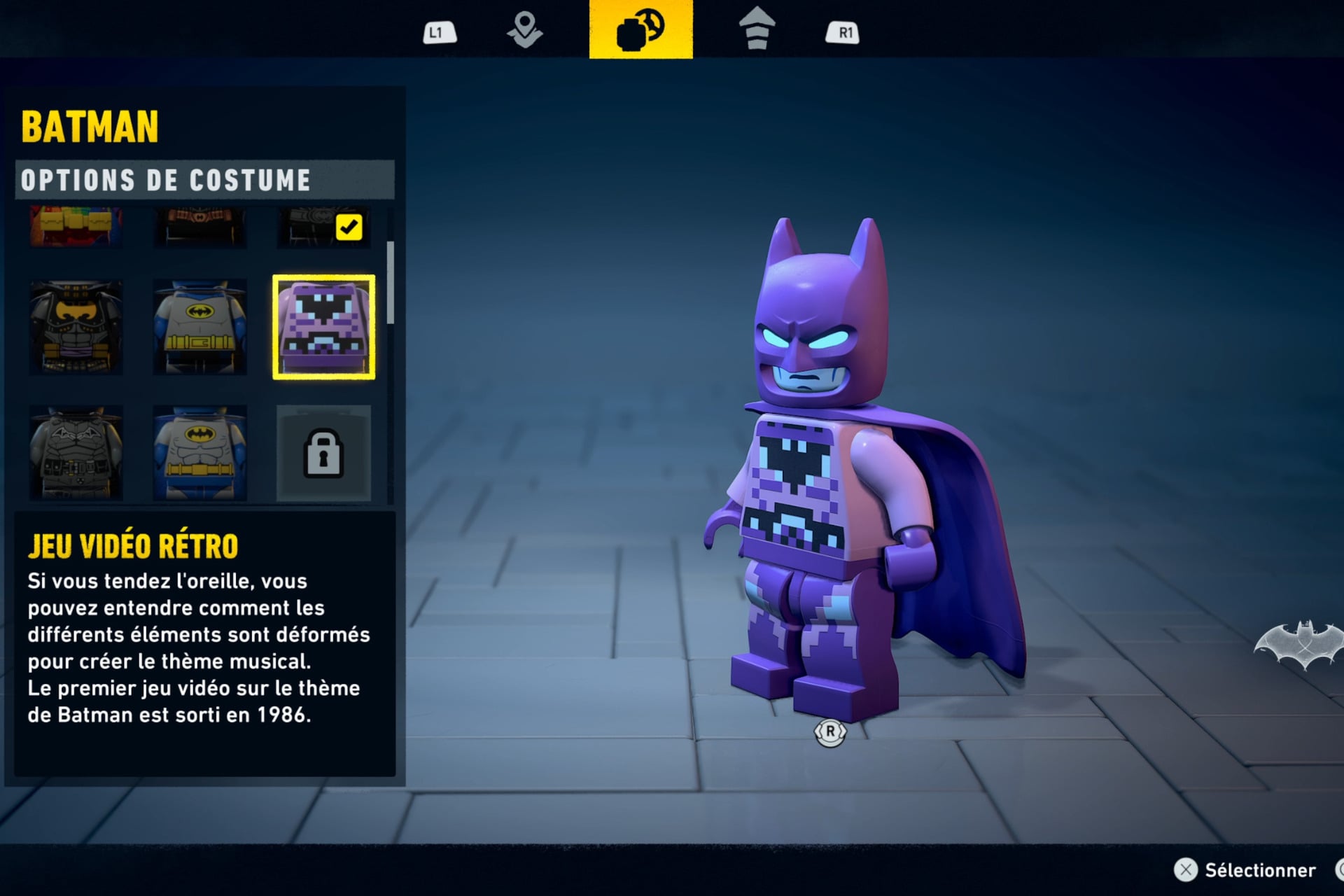 Lego Batman Costume Rétro
