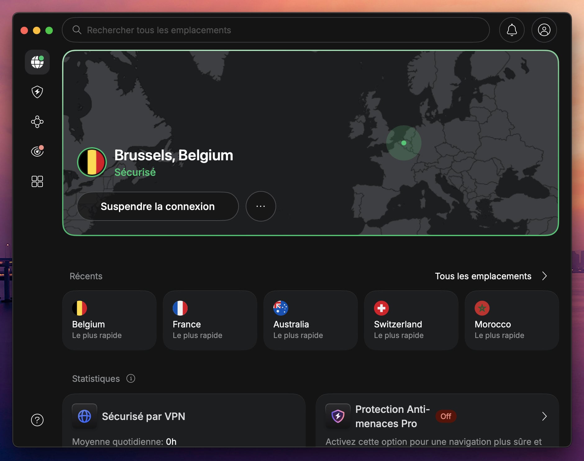 NordVPN en Belgique