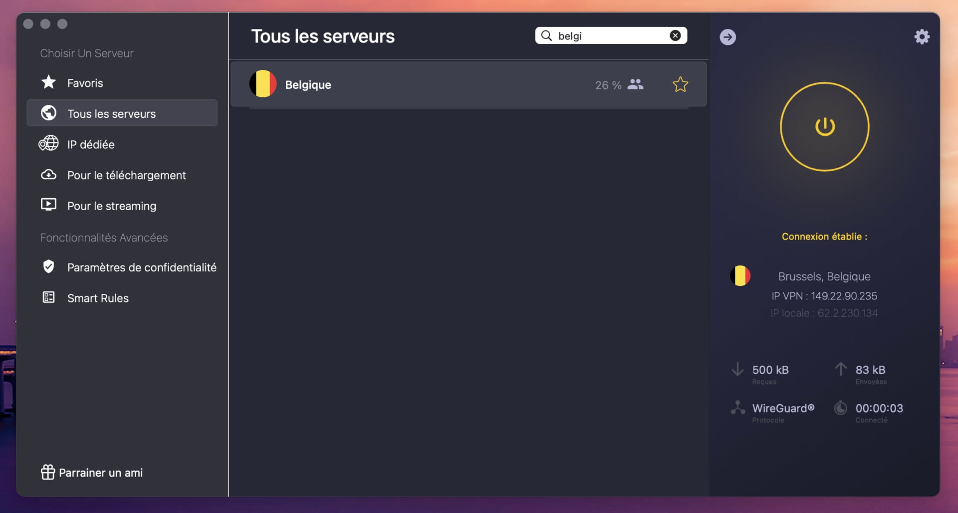 CyberGhost en Belgique