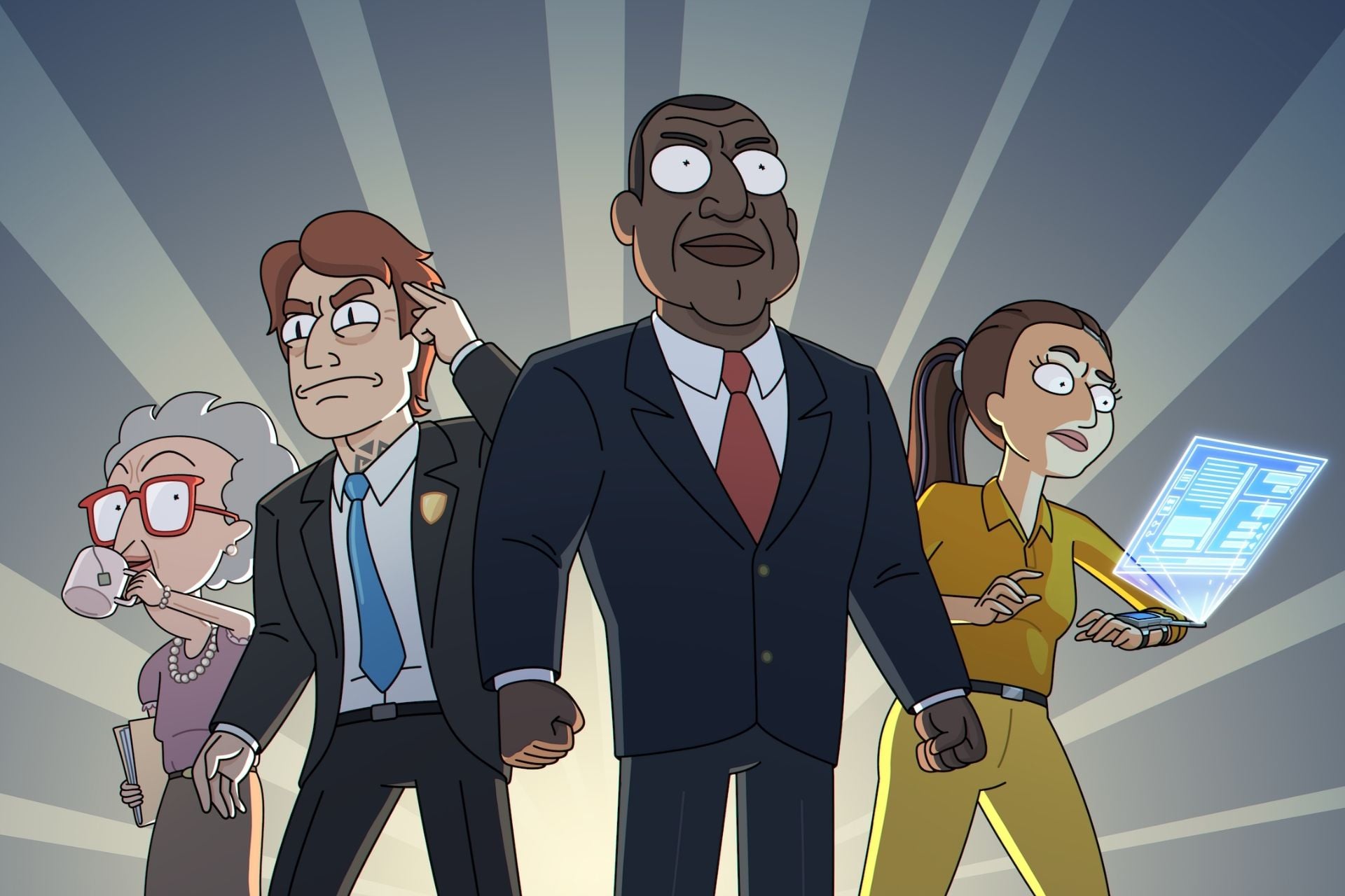 Président Curtis : le spin off de Rick et Morty s'offre une date et une bande-annonce éclatée