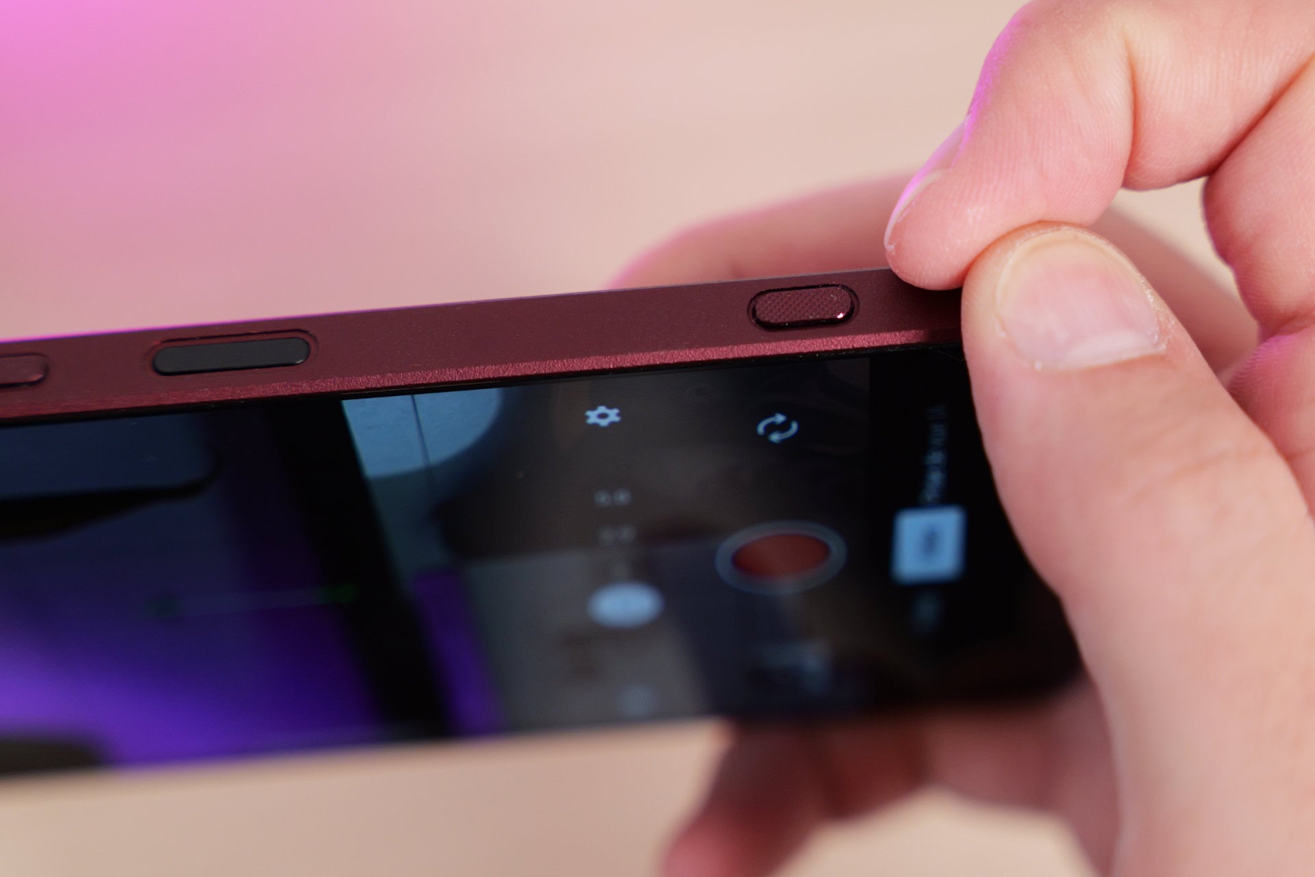 Sony Xperia 1 Viii Bouton Photo