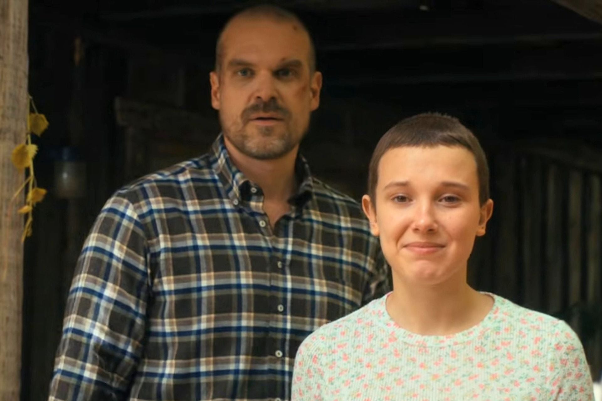 David Harbour Millie Bobby Brown
