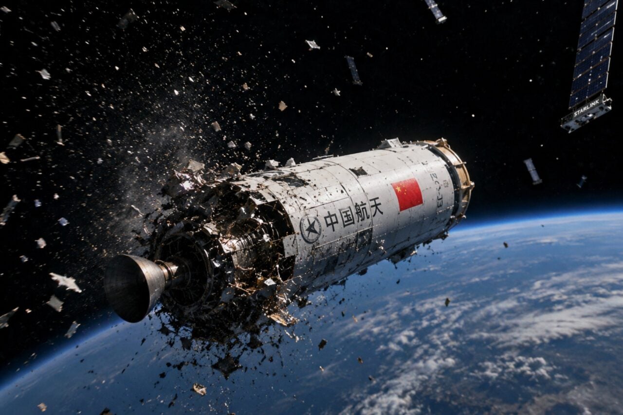 Fusee Chinoise Zhuque 2e Debris Starlink
