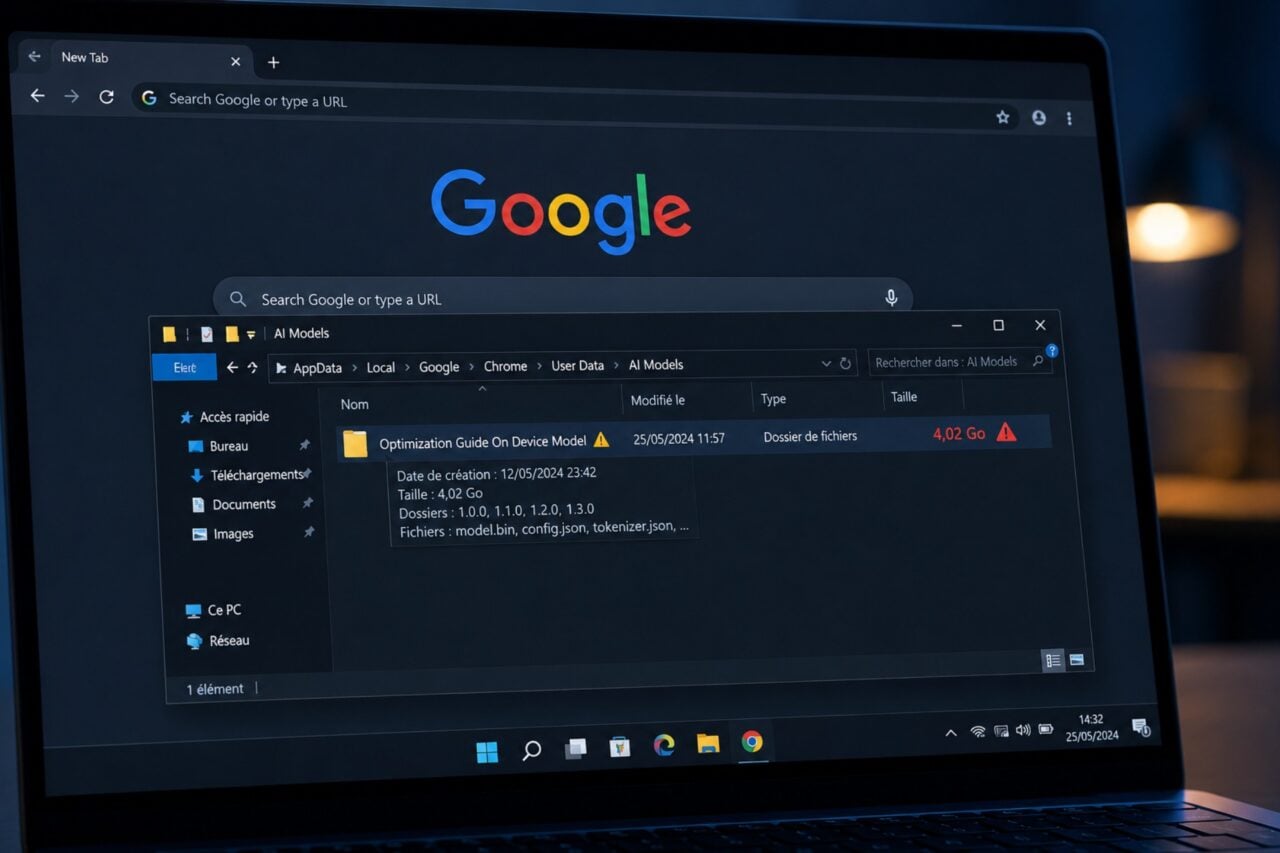 Google Chrome Fichiers Ia Stockage Pc