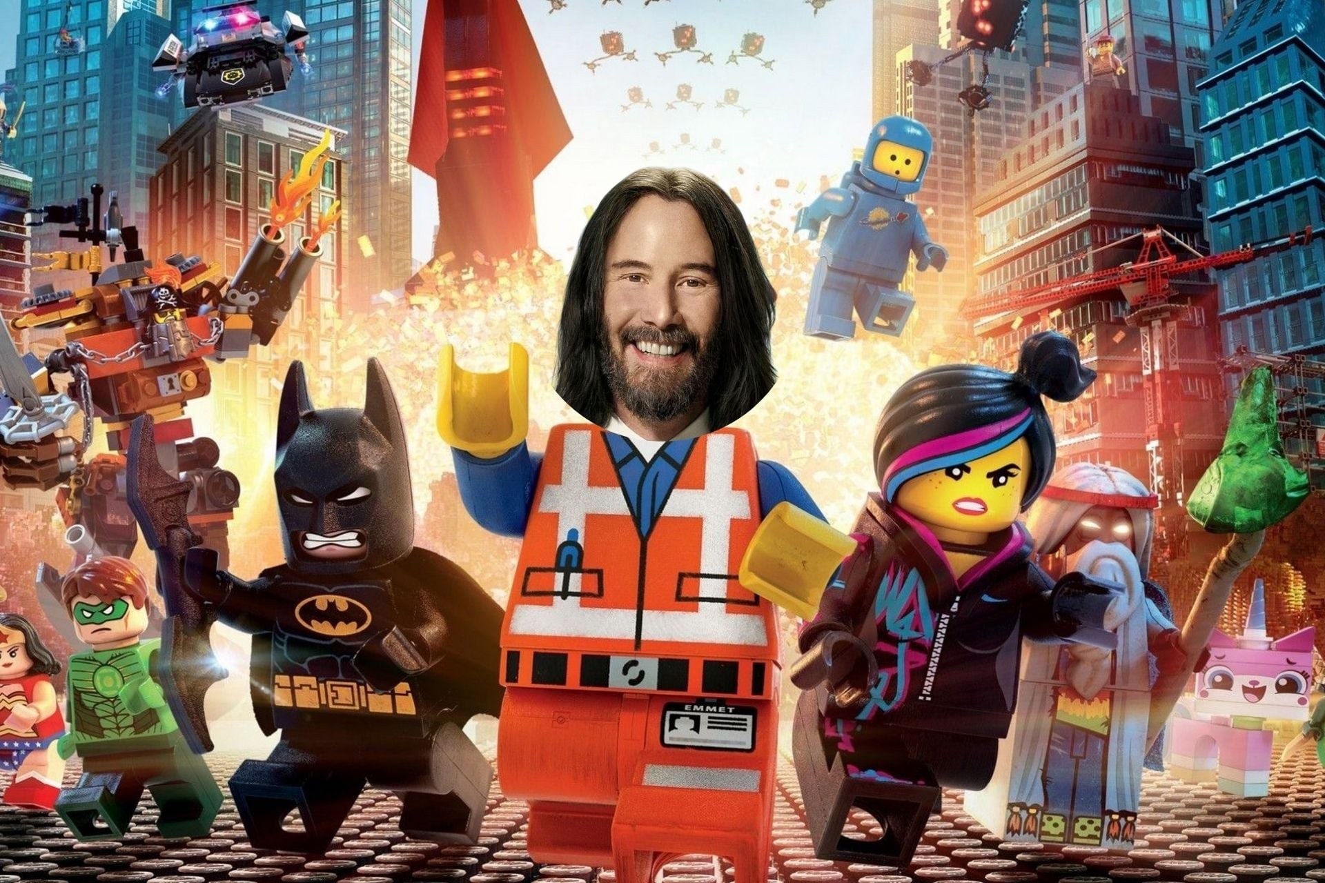 LEGO continue sa grande aventure avec Keanu Reeves