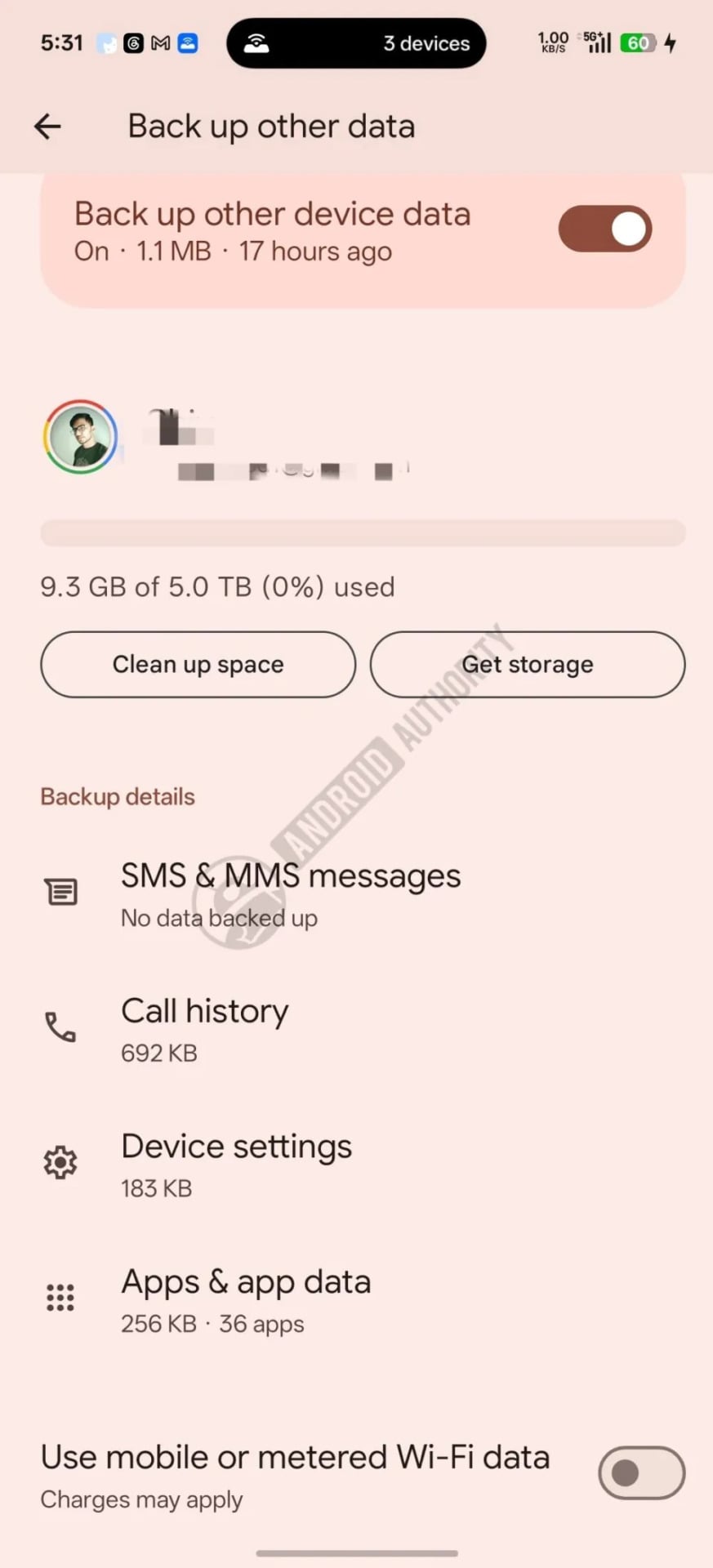 Sauvegardes Android