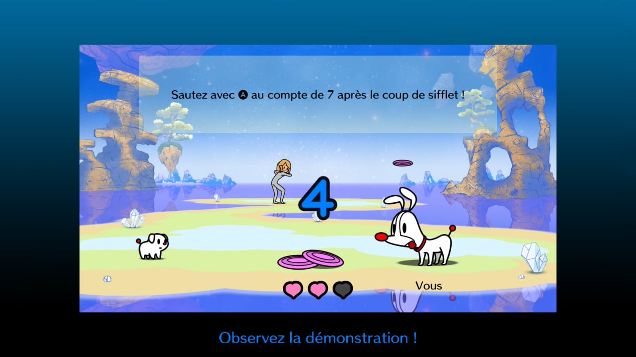 Test Rhythm Paradise Groove sur Switch