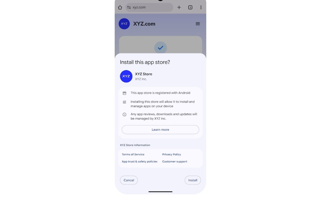 App Store Install Android