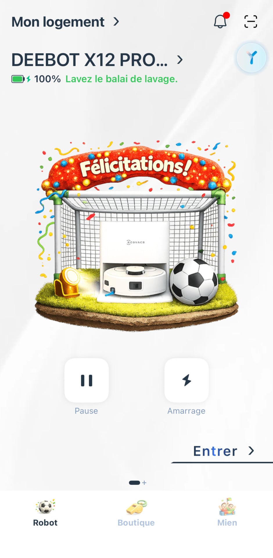 Ecovacs X12 App Aux Couleurs De Coupe Du Monde 1
