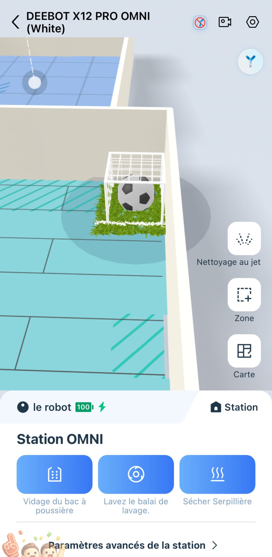 Ecovacs X12 App Aux Couleurs De Coupe Du Monde