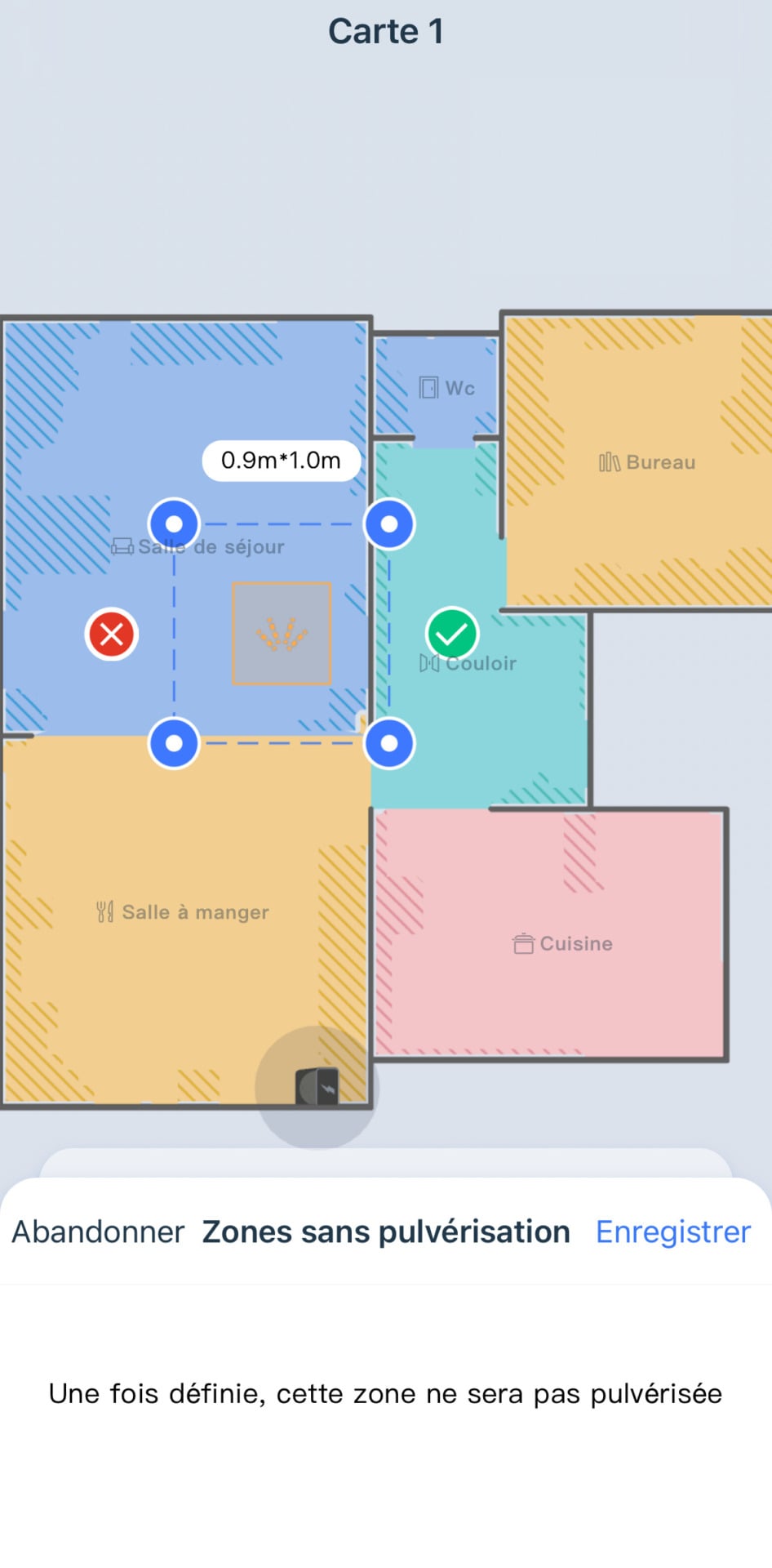Ecovacs X12 App Zone Sans Nettoyage Au Jet