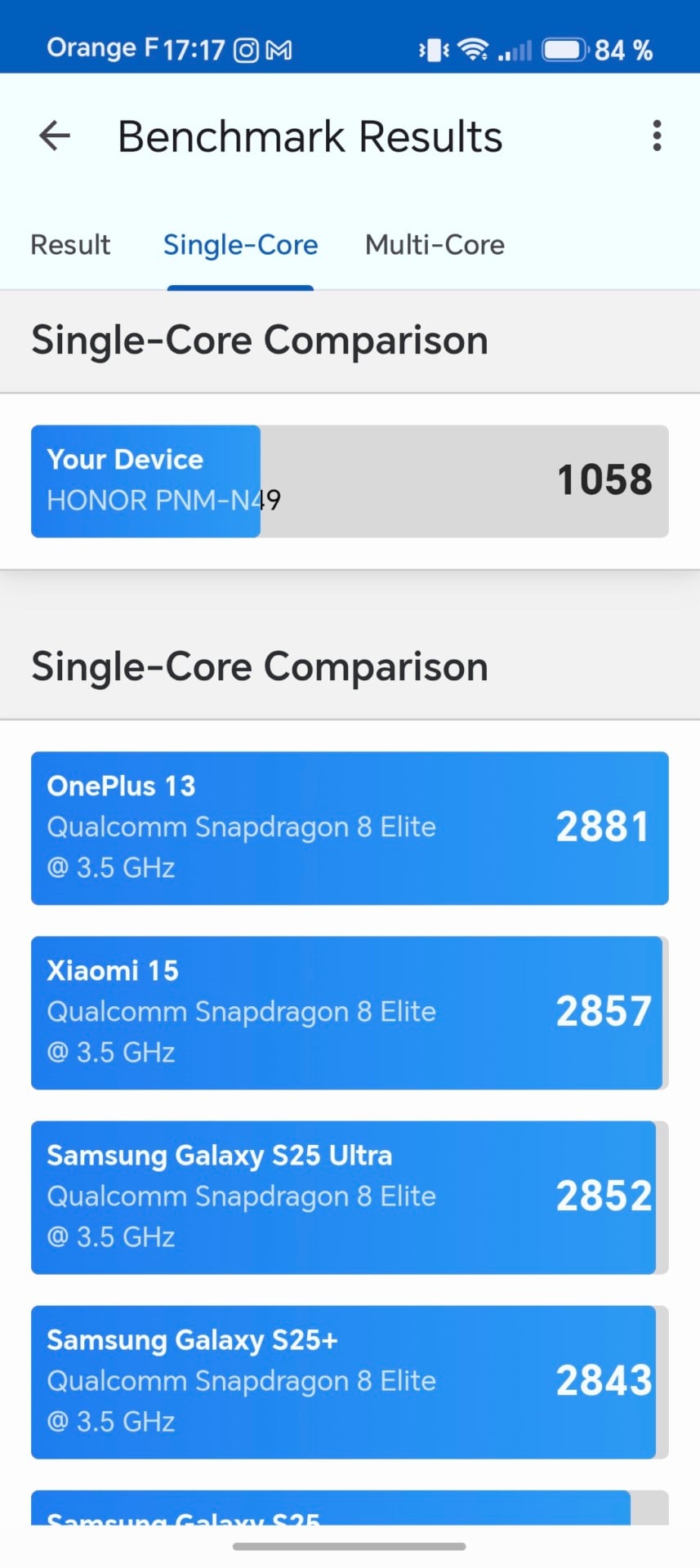 Screenshot 20260608 171713 Com Primatelabs Geekbench6 Benchmarkdocumentactivity