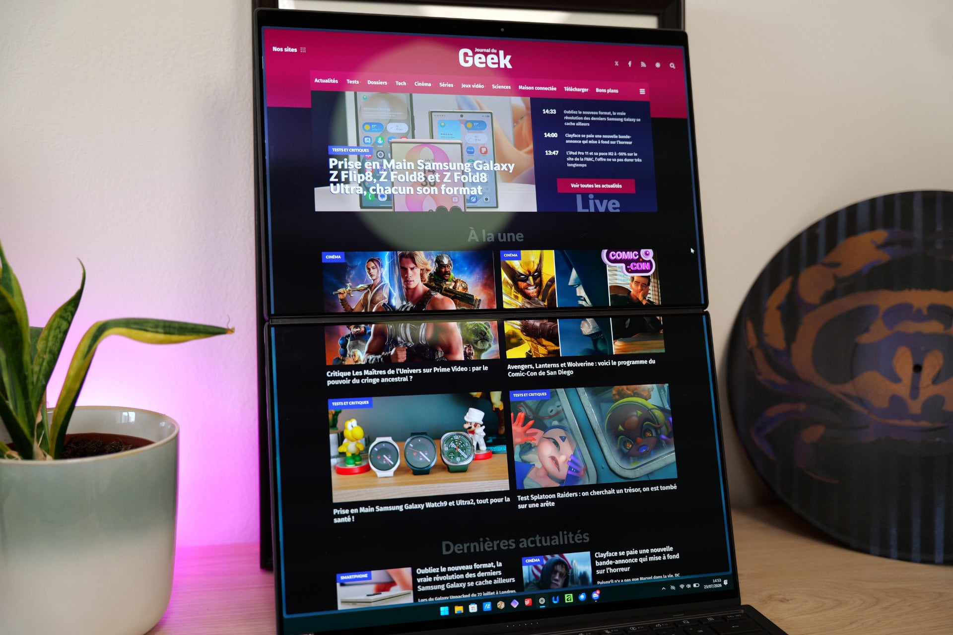 Asus Zenbook Duo 2026 Deplie