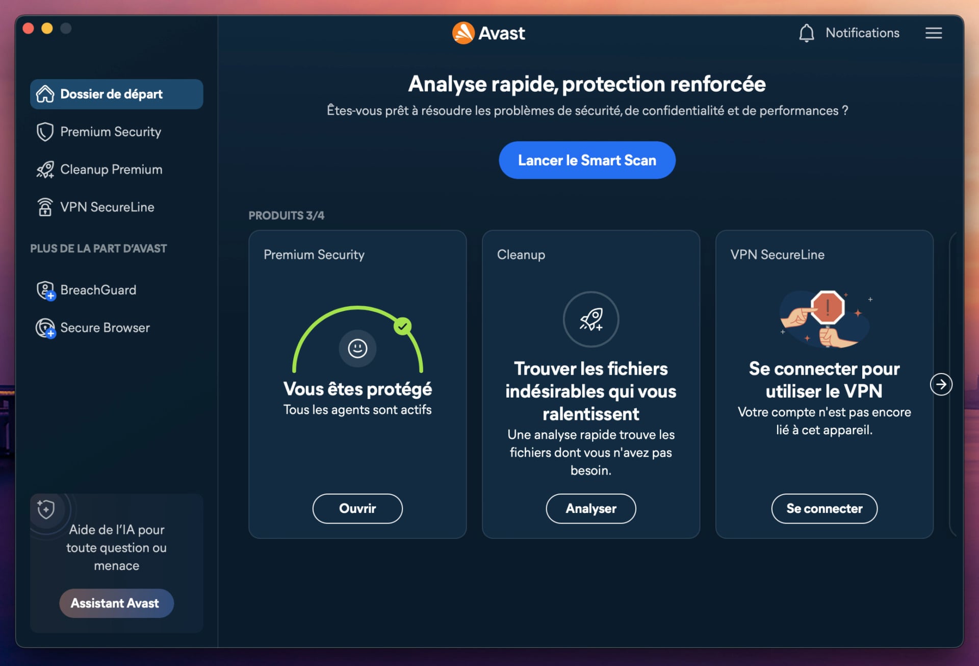L'antivirus Avast One est gratuit pour tous