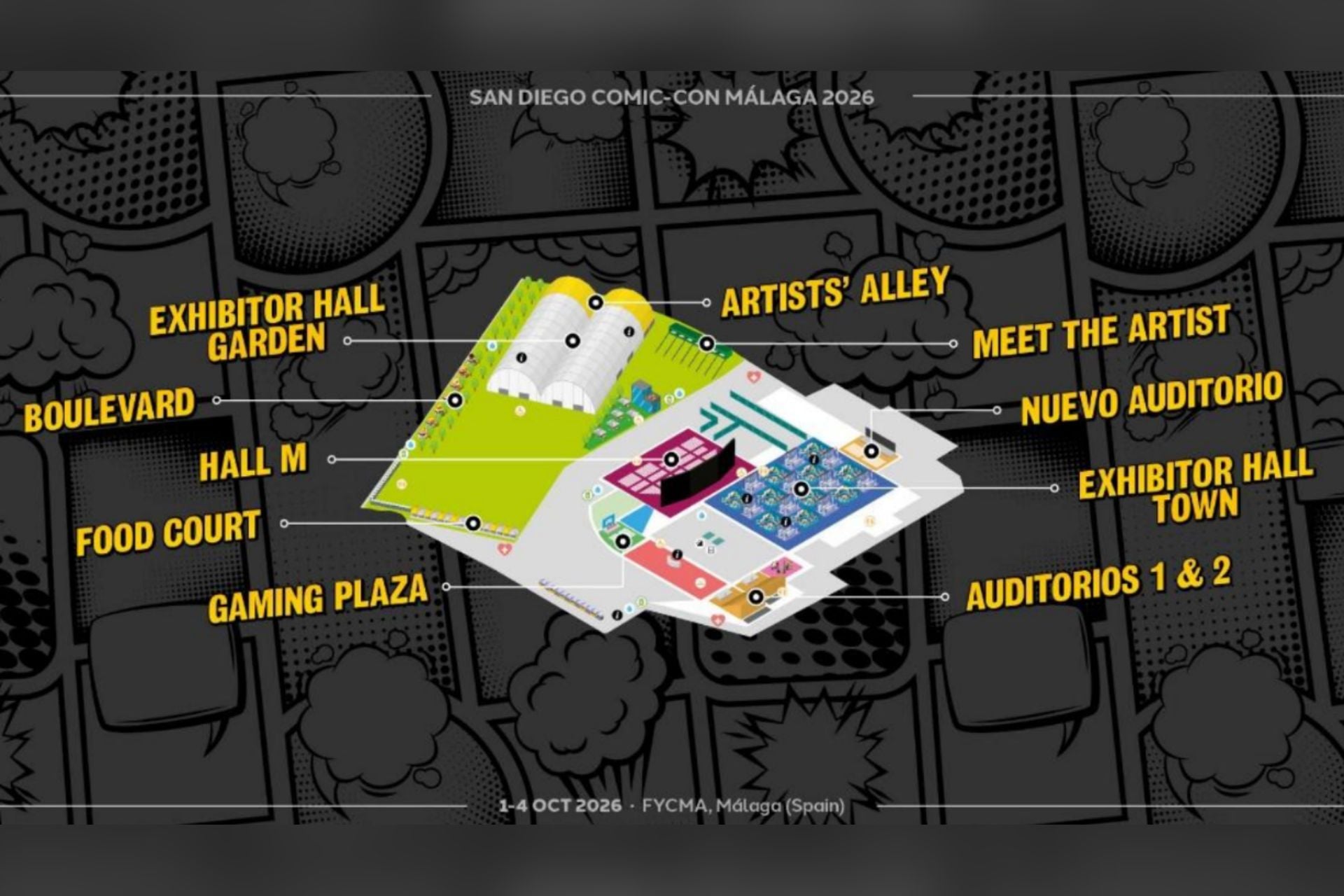 Comic Con Malaga Plan