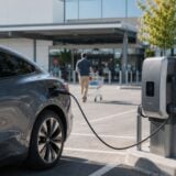 Parking Supermarche Borne Recharge Electrique Courses