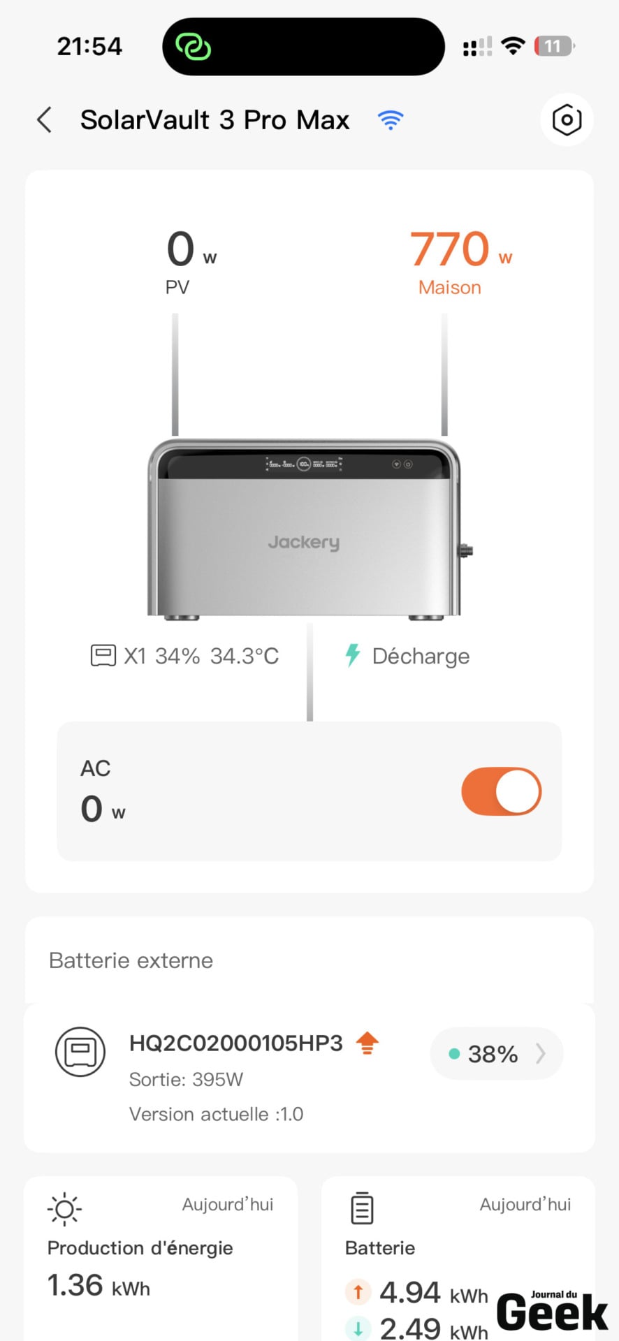 Test Jackery 33