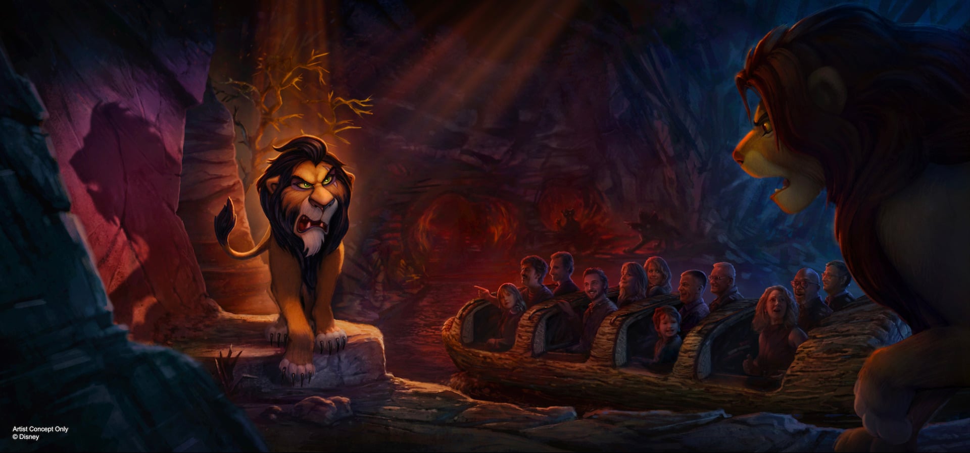 Lion King Attraction Scar