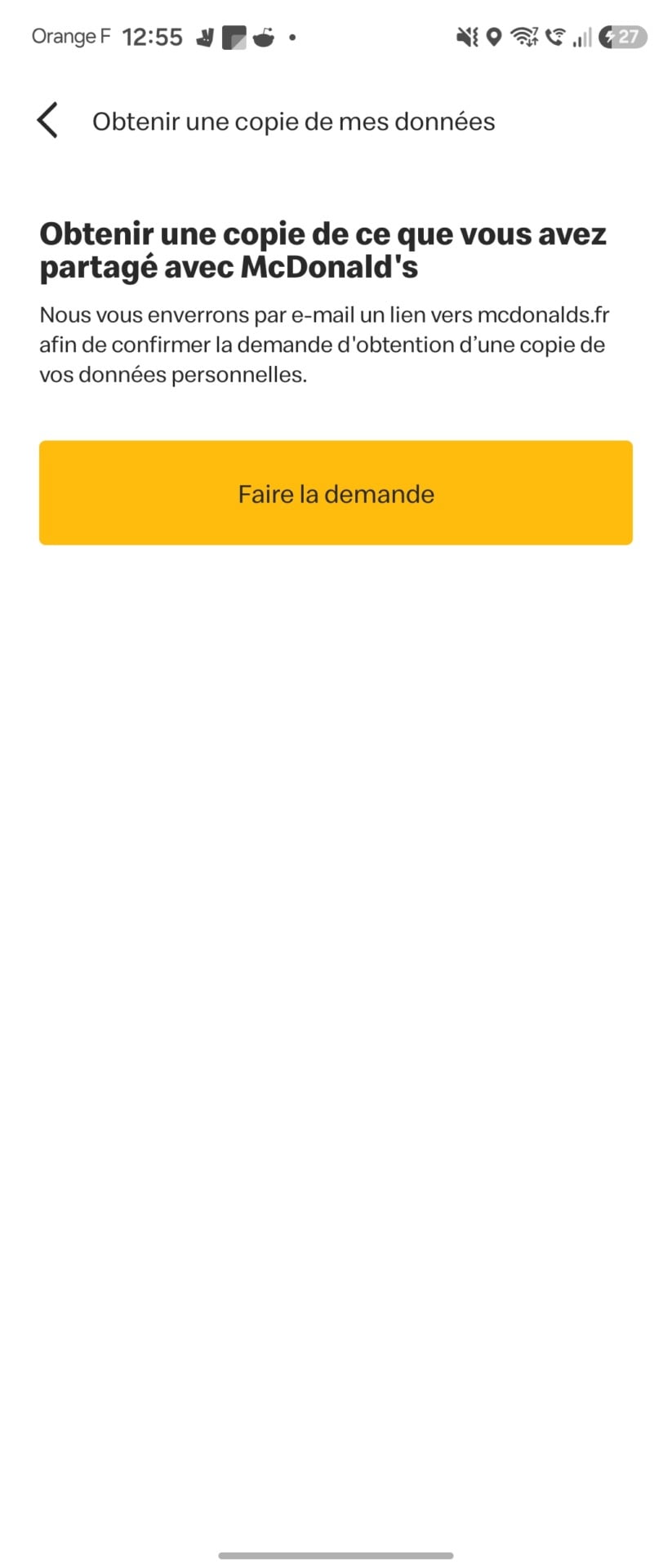 Application McDo