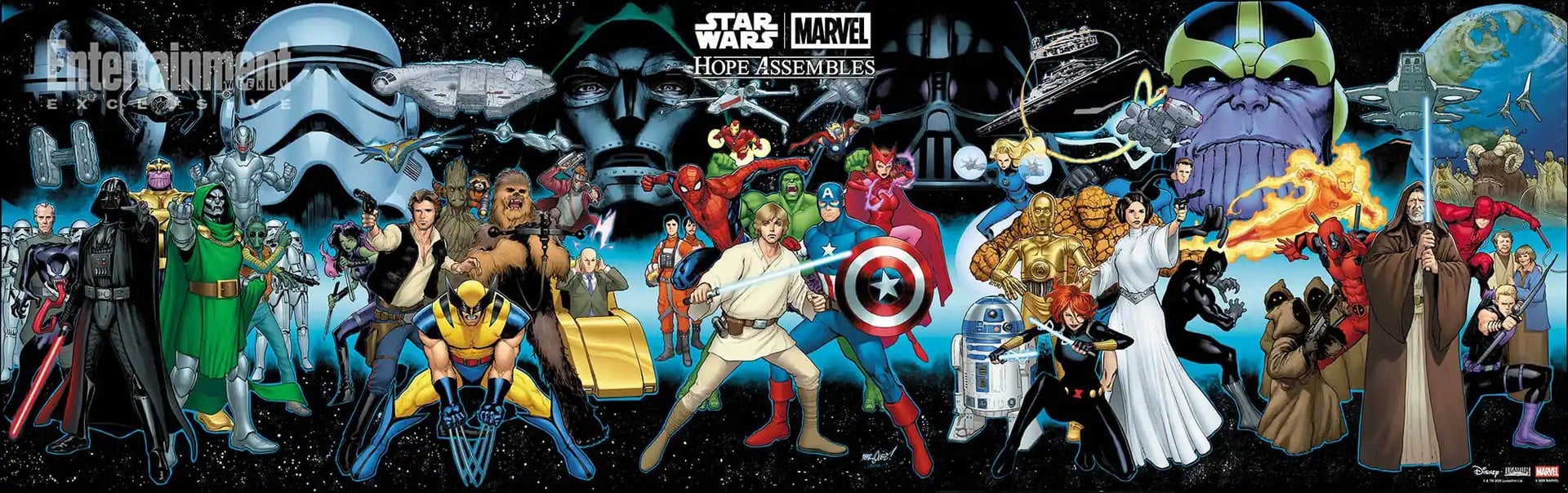 Marvel et Star Wars vont se réunir pour un crossover unique dans l'histoire !