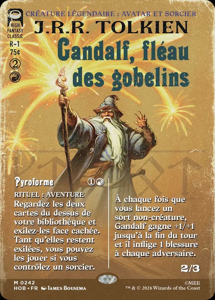 Avec The Hobbit, Magic the Gathering passe à la collection supérieure