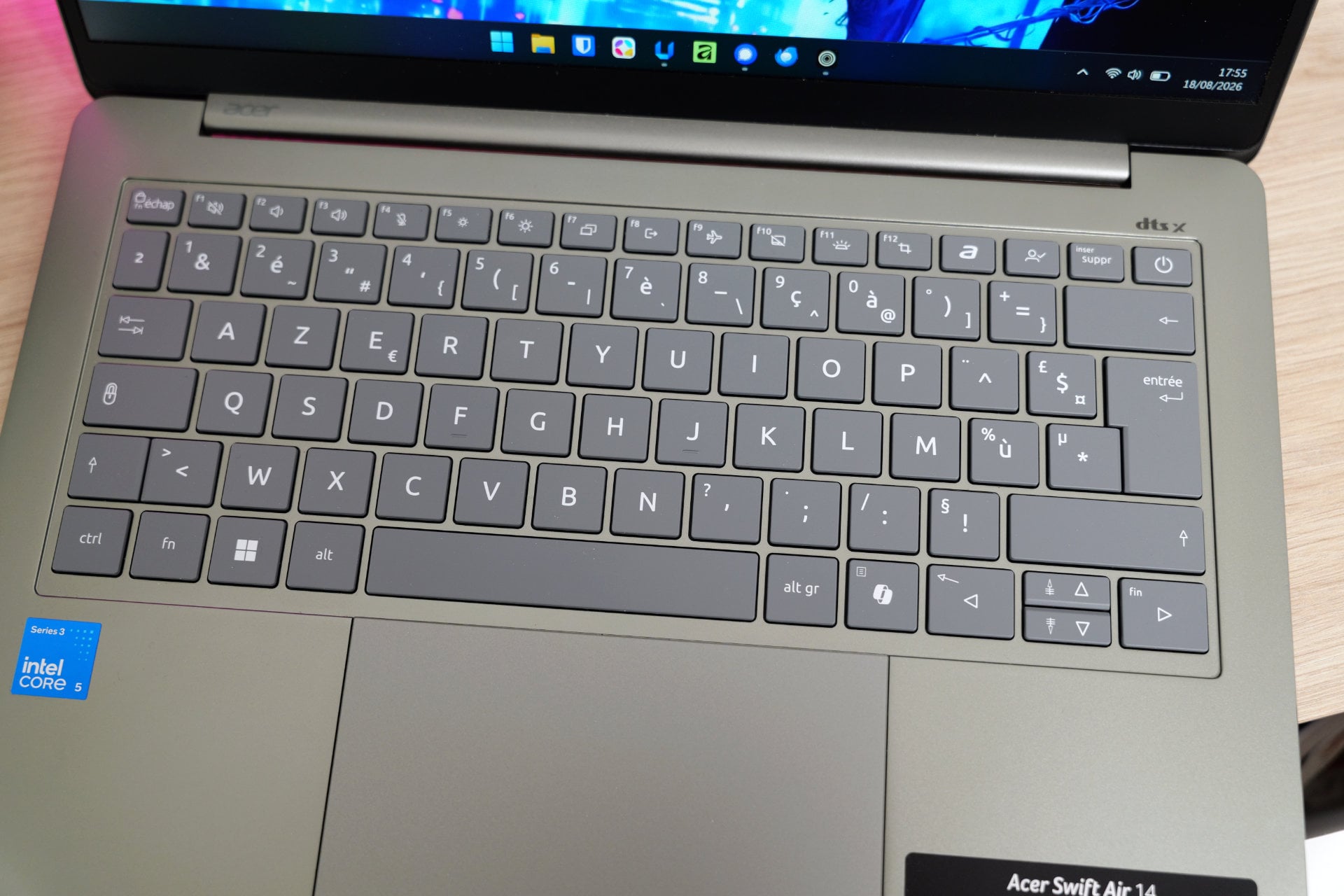 Acer Swift 14 Clavier
