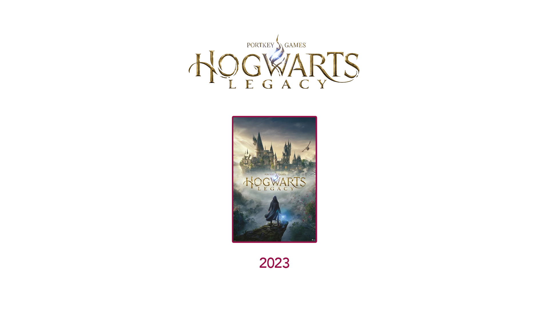 Historique Jeu Hogwarts Legacy
