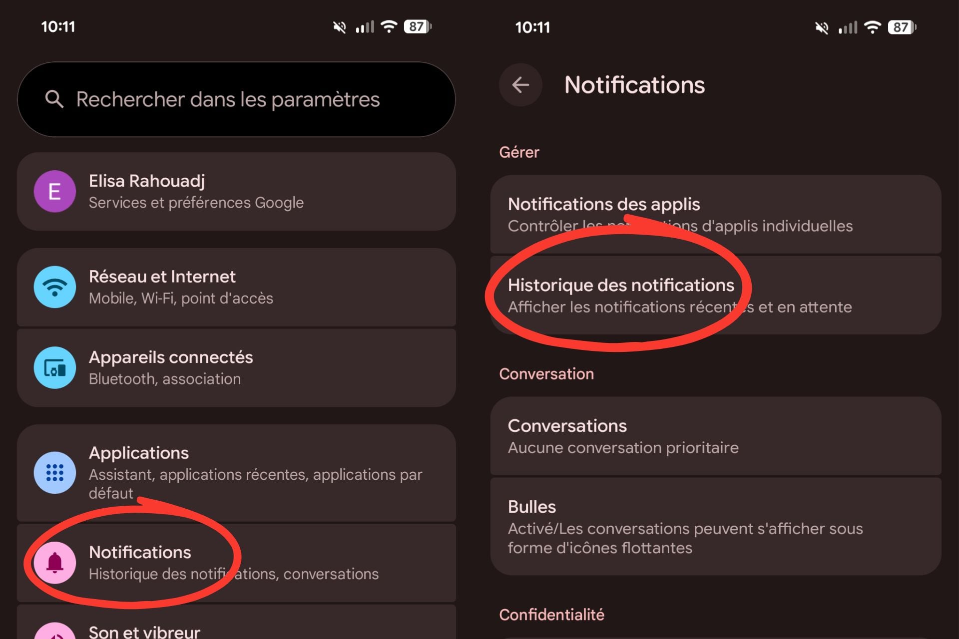 Tuto Historique Des Notifications
