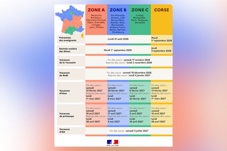 Calendrier Scolaire Voici Toutes Les Vacances Et Jours F ri s De L calendrier-scolaire-voici-toutes-les-vacances-et-jours-f-ri-s-de-l