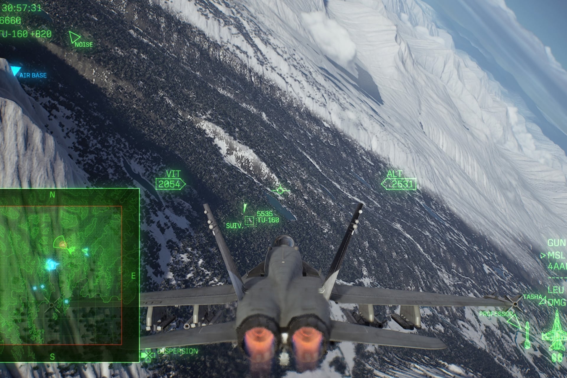 Paysage Ace Combat 8