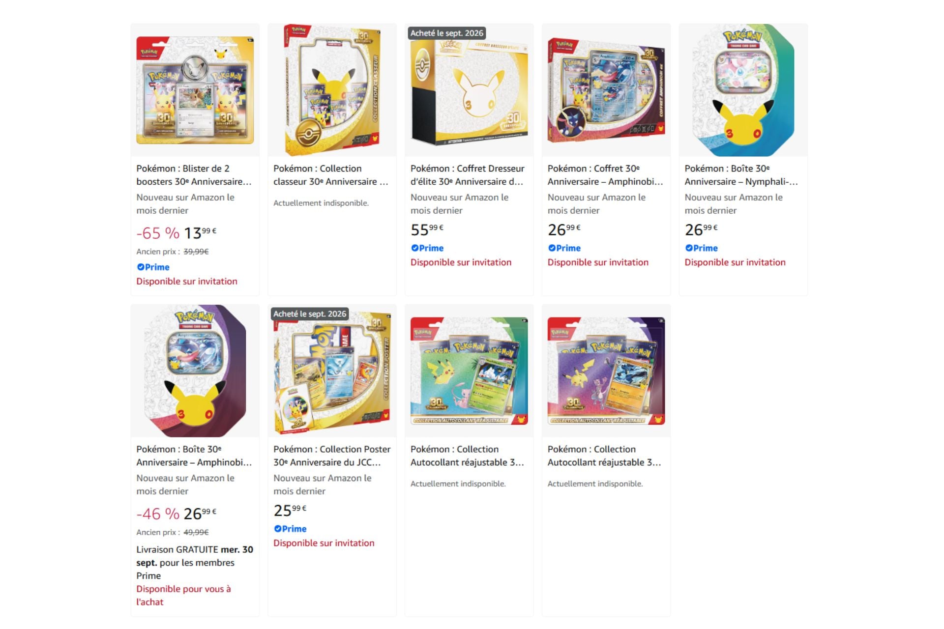 Pokémon 30 Ans Amazon (1)