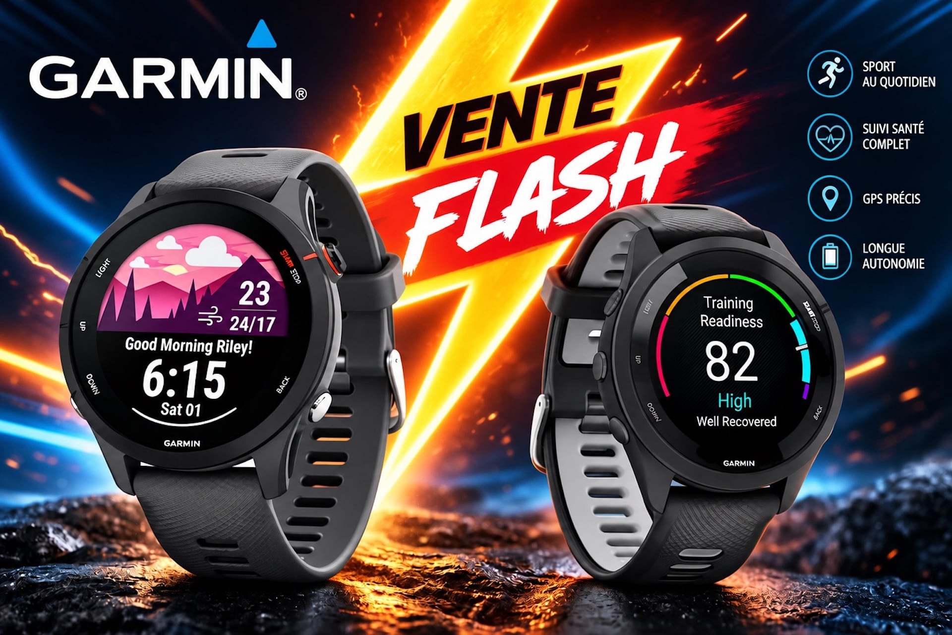 Promo Garmin forerunner 255 Et 265