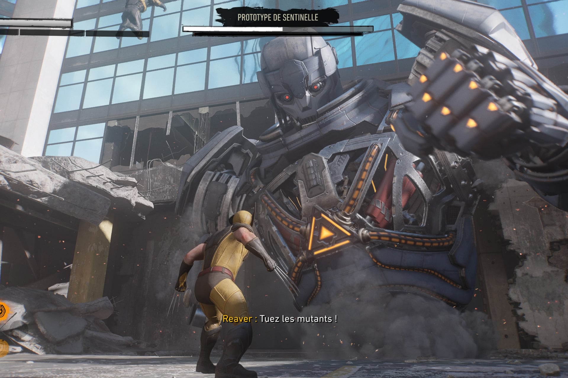 Wolverine Contre La Sentinelle