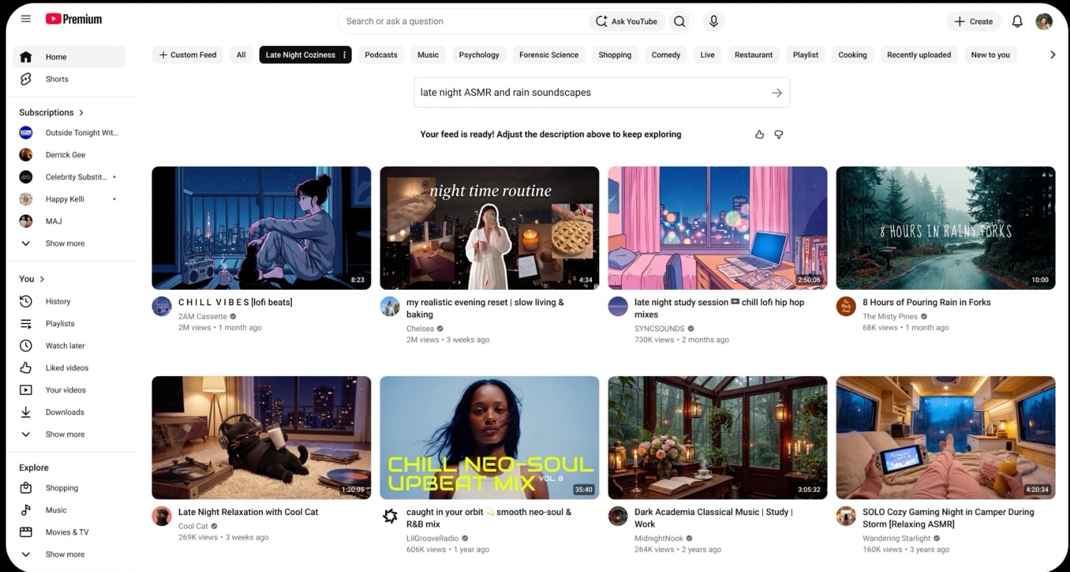 Youtube Ai Feed