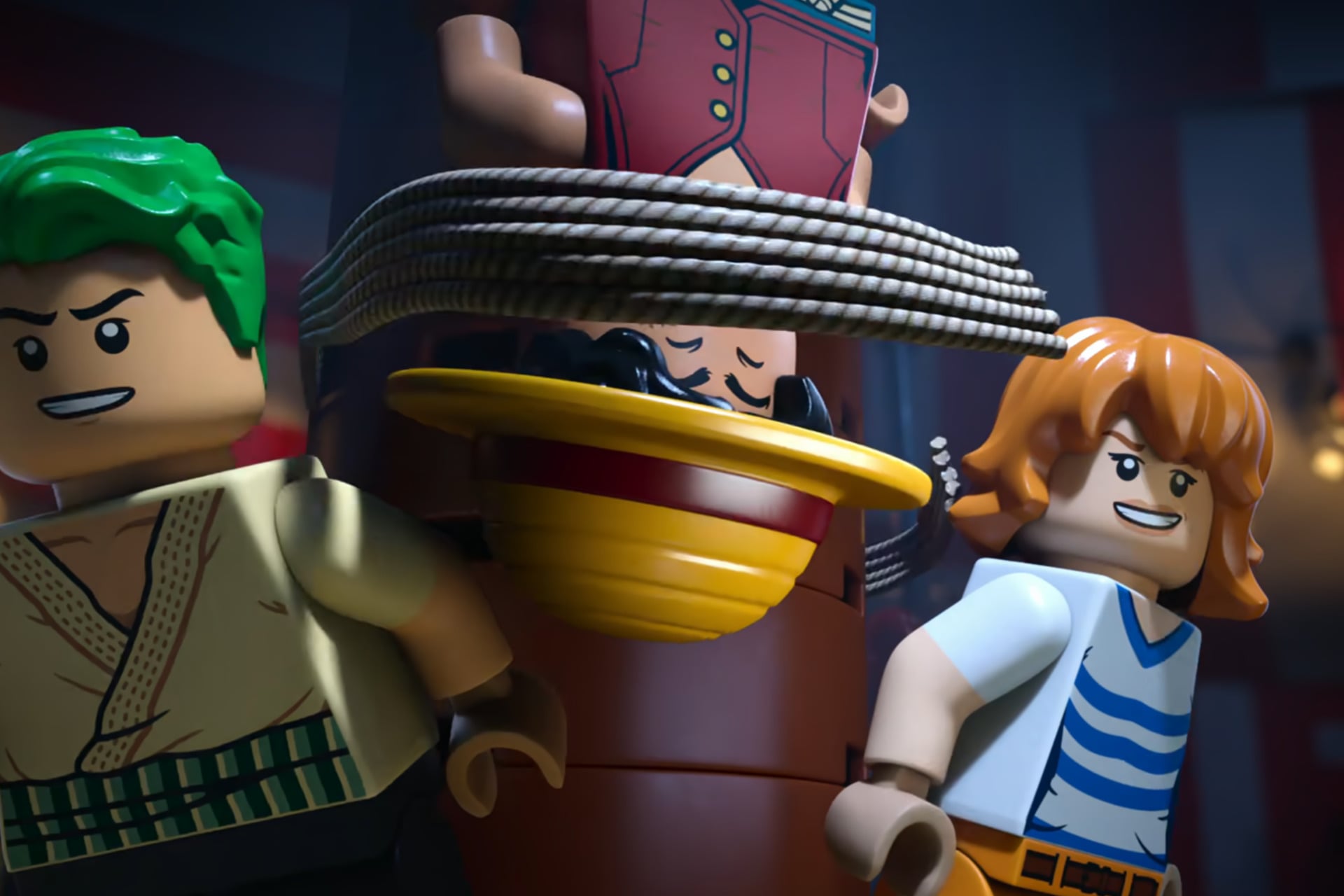 Zorro Luffy Et Nami Lego One Piece