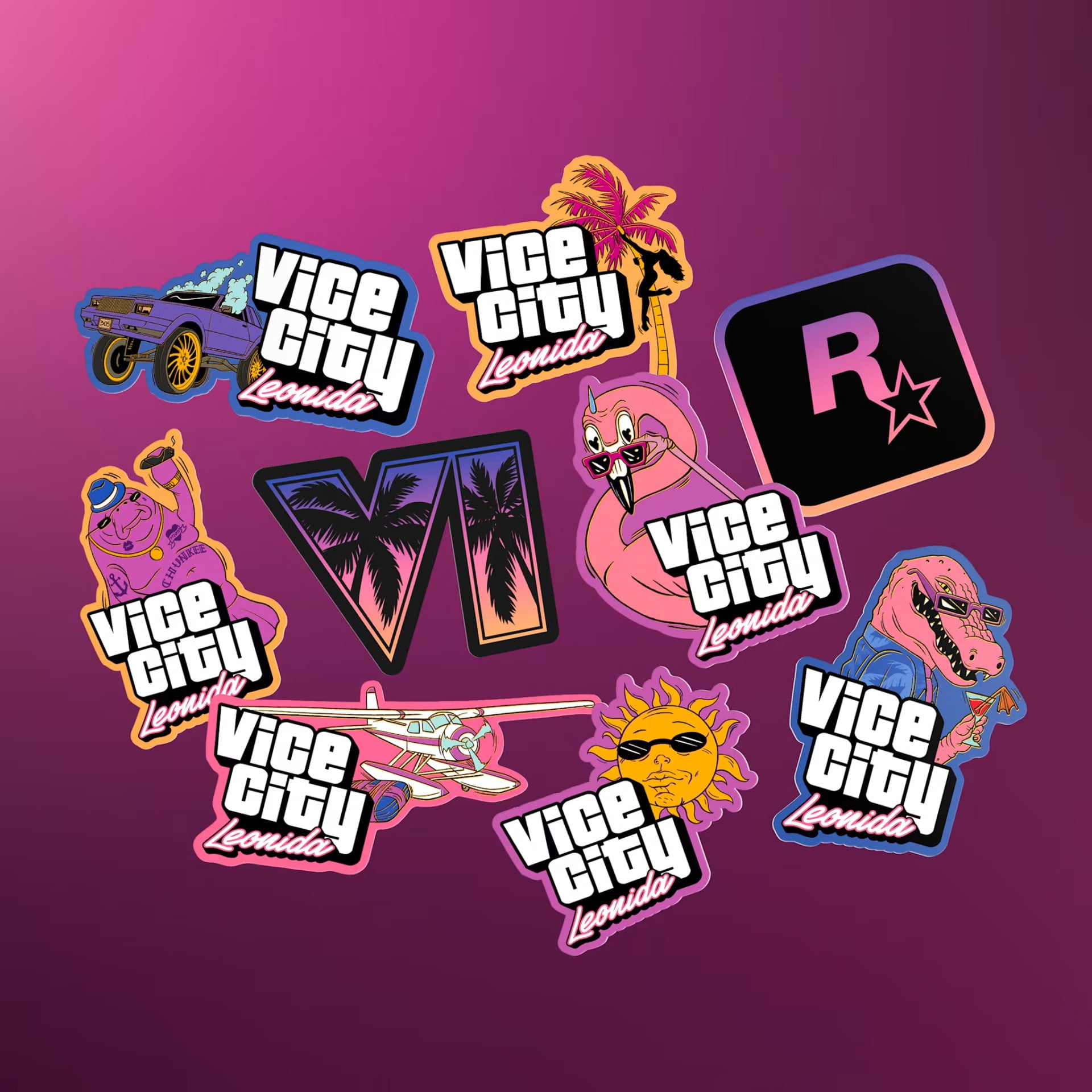 Gta 6 Collector Stickers