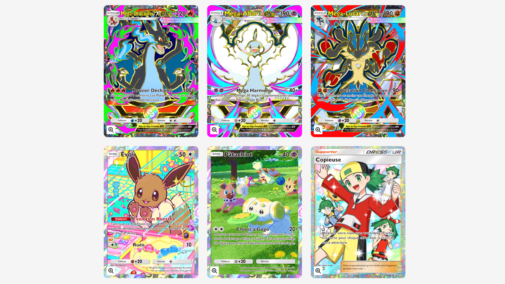 Nouvelles Cartes Jcc Pokemon Poket Booster De Luxe Mega