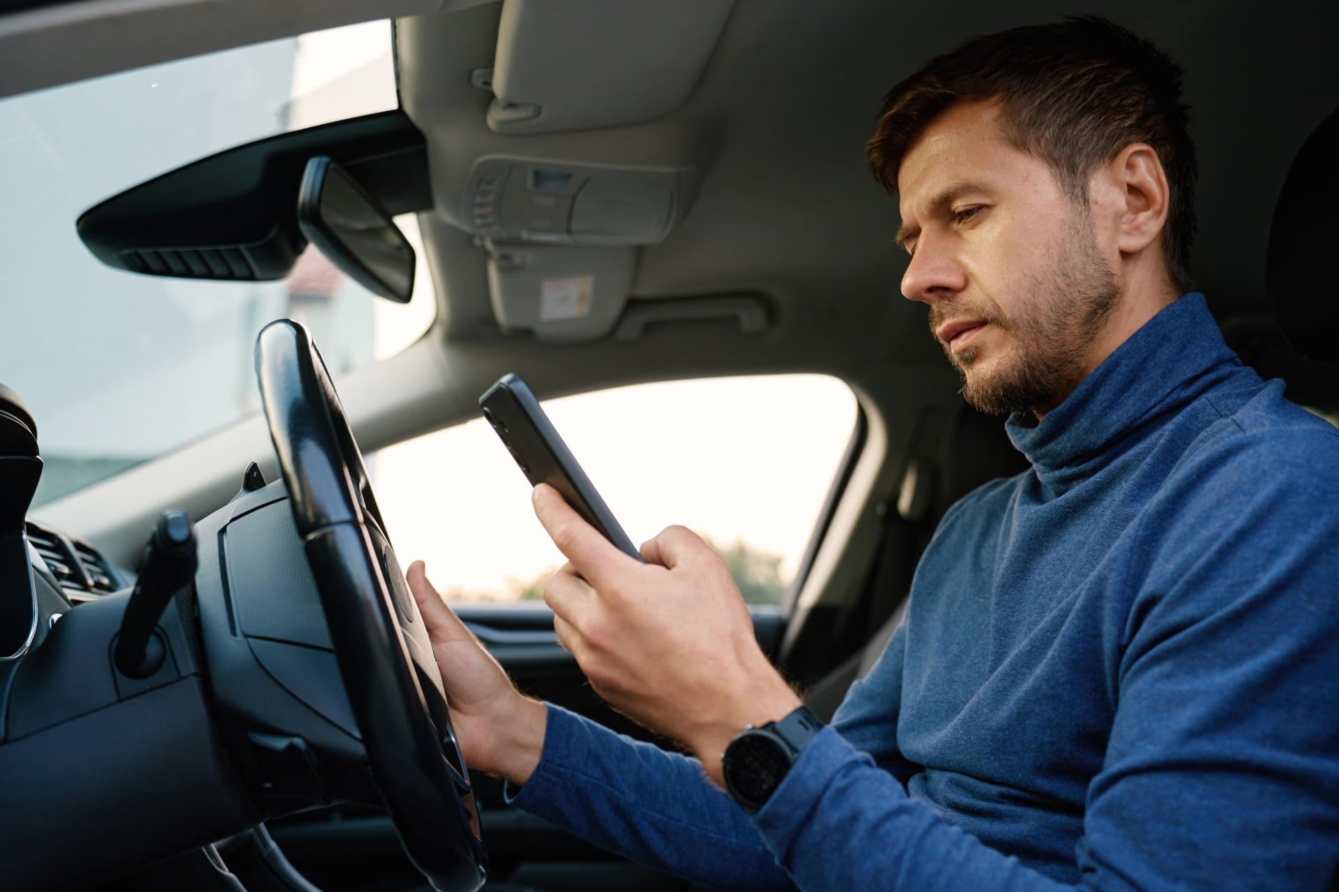 Téléphone au volant