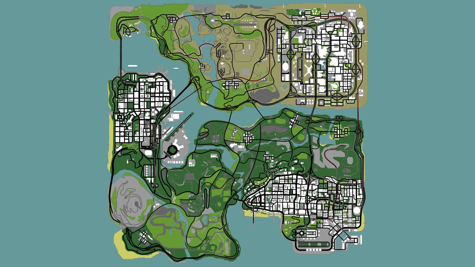 01 Map Gta Gta San Andreas