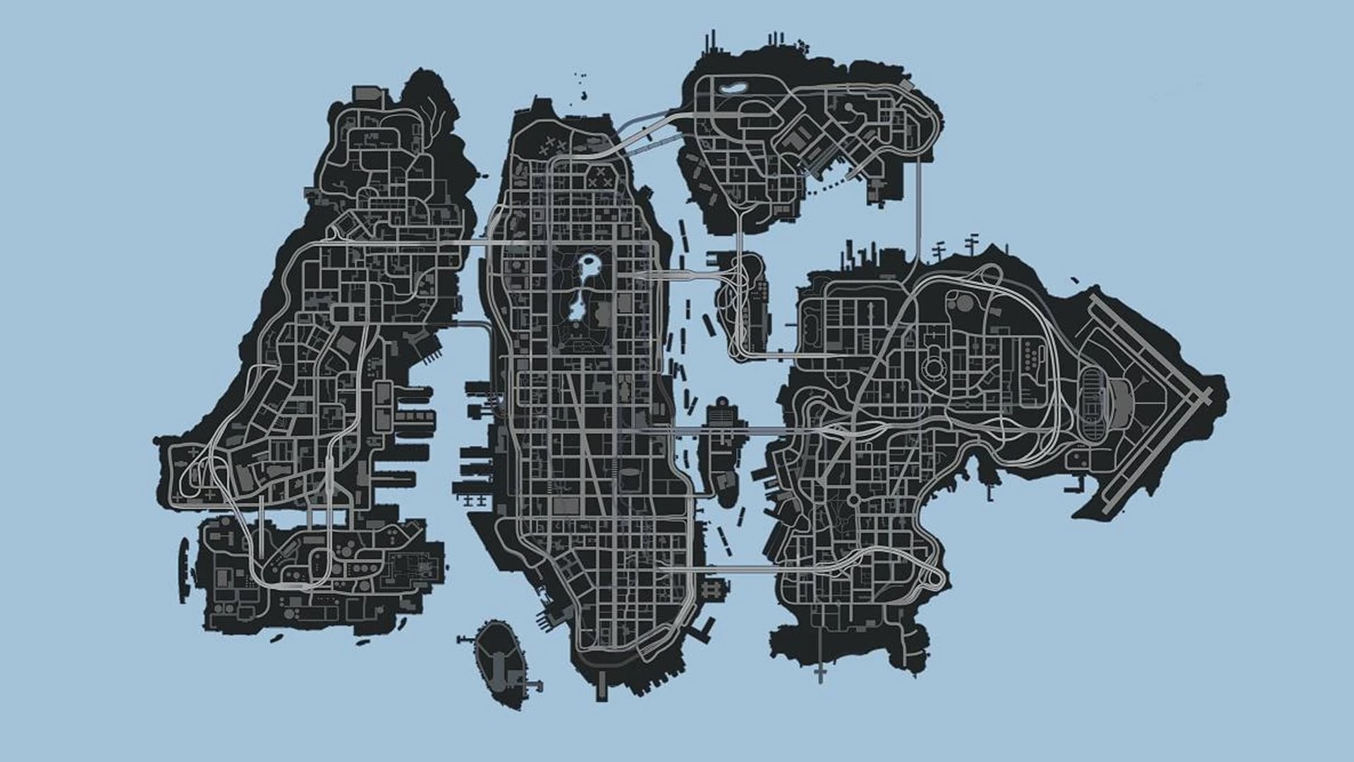 03 Map Gta Gta Iv Liberty City