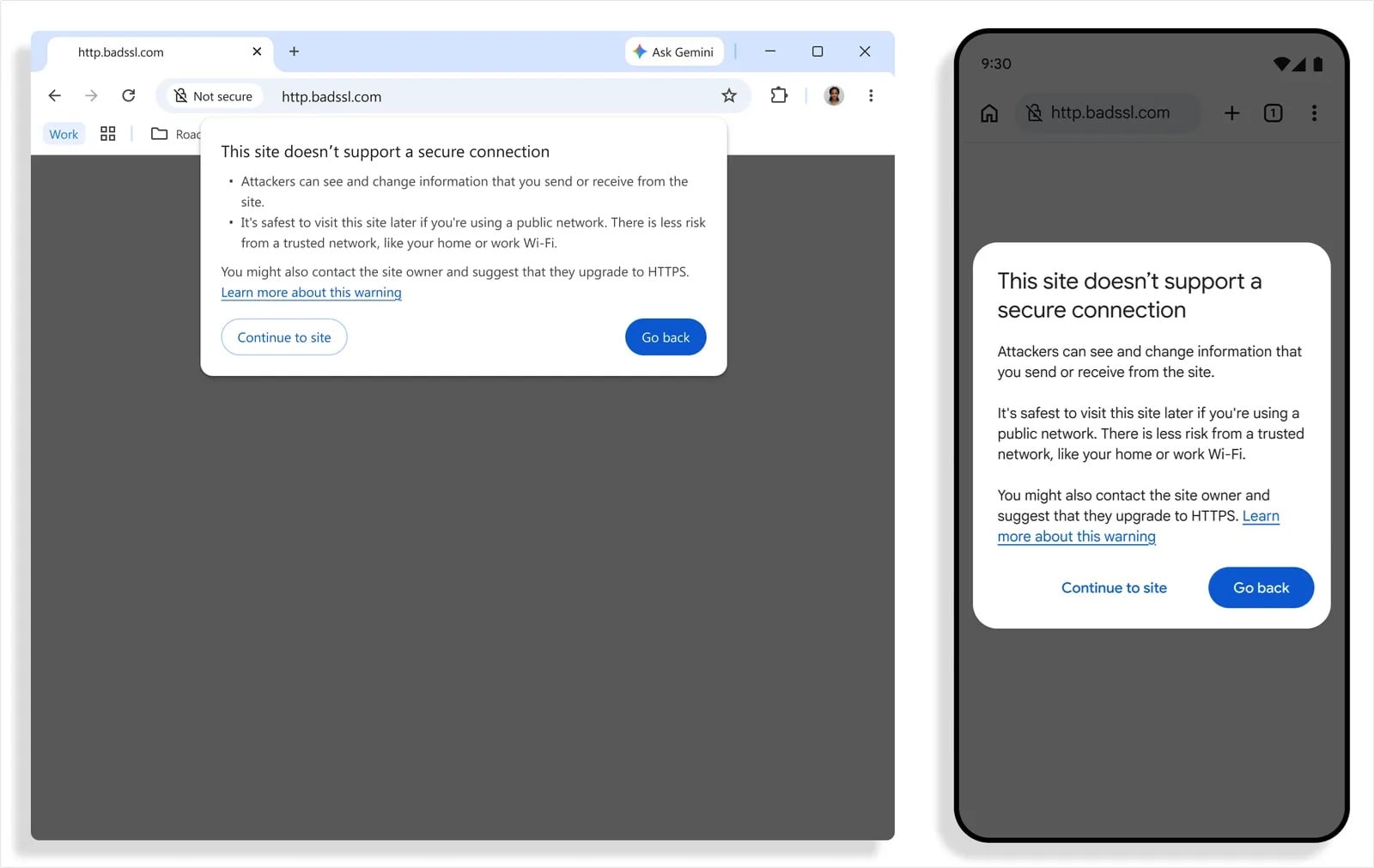Google Chrome Https