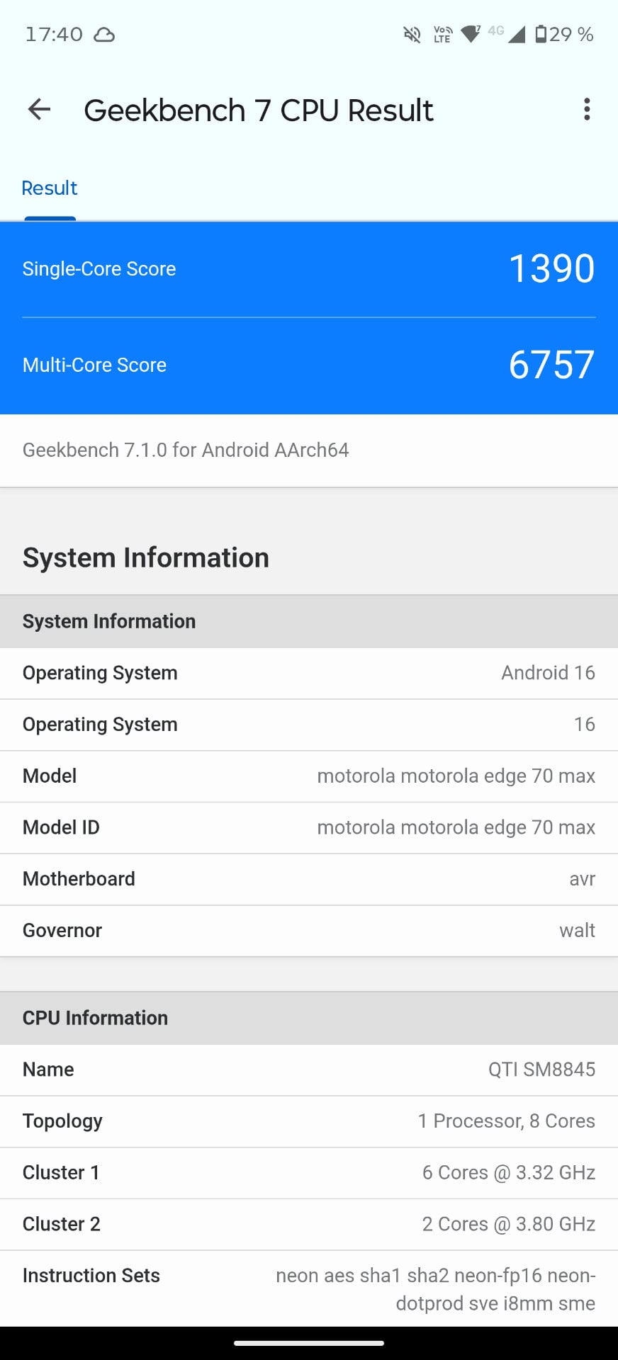Screenshot 20260930 174019 Geekbench 7