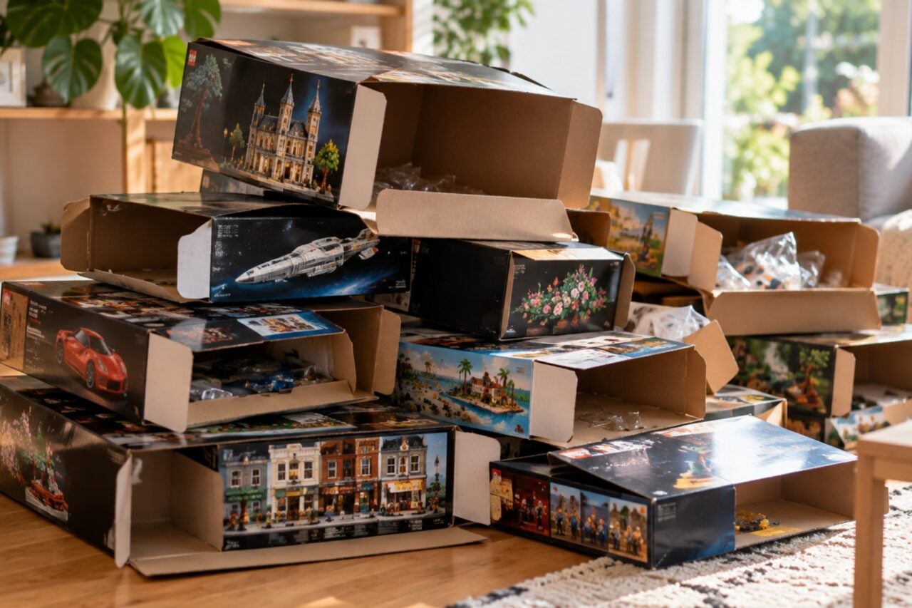 Faut-il jeter ses boîtes de Lego une fois le set construit ?