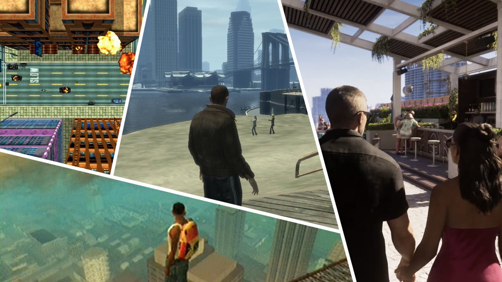 30 ans d’évolution de la saga Grand Theft Auto