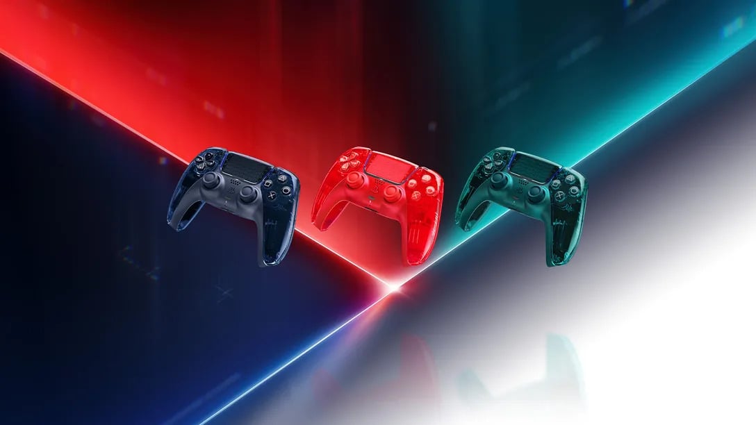 Nouvelles manettes PS5 DualSense Prism transparentes